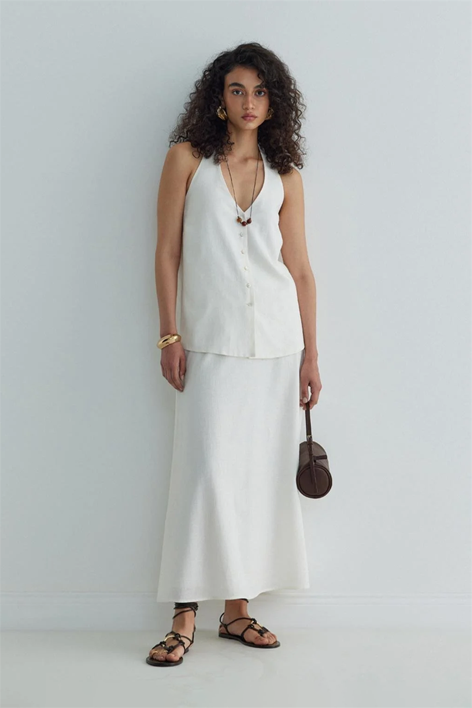 Serena Flared Midi Skirt