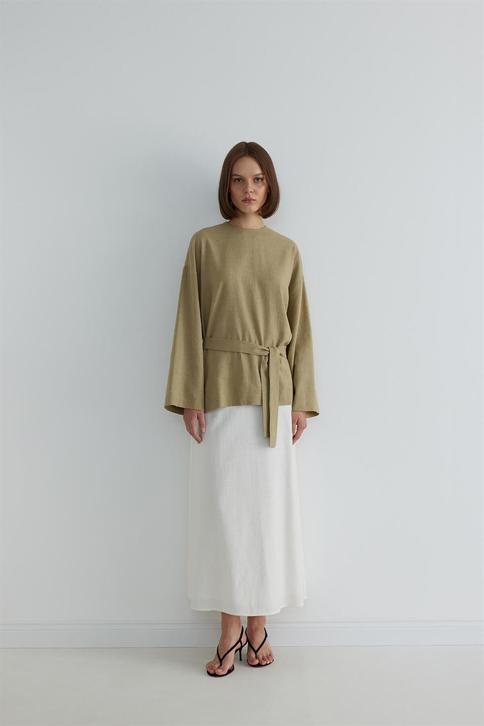 Serena Flared Midi Skirt