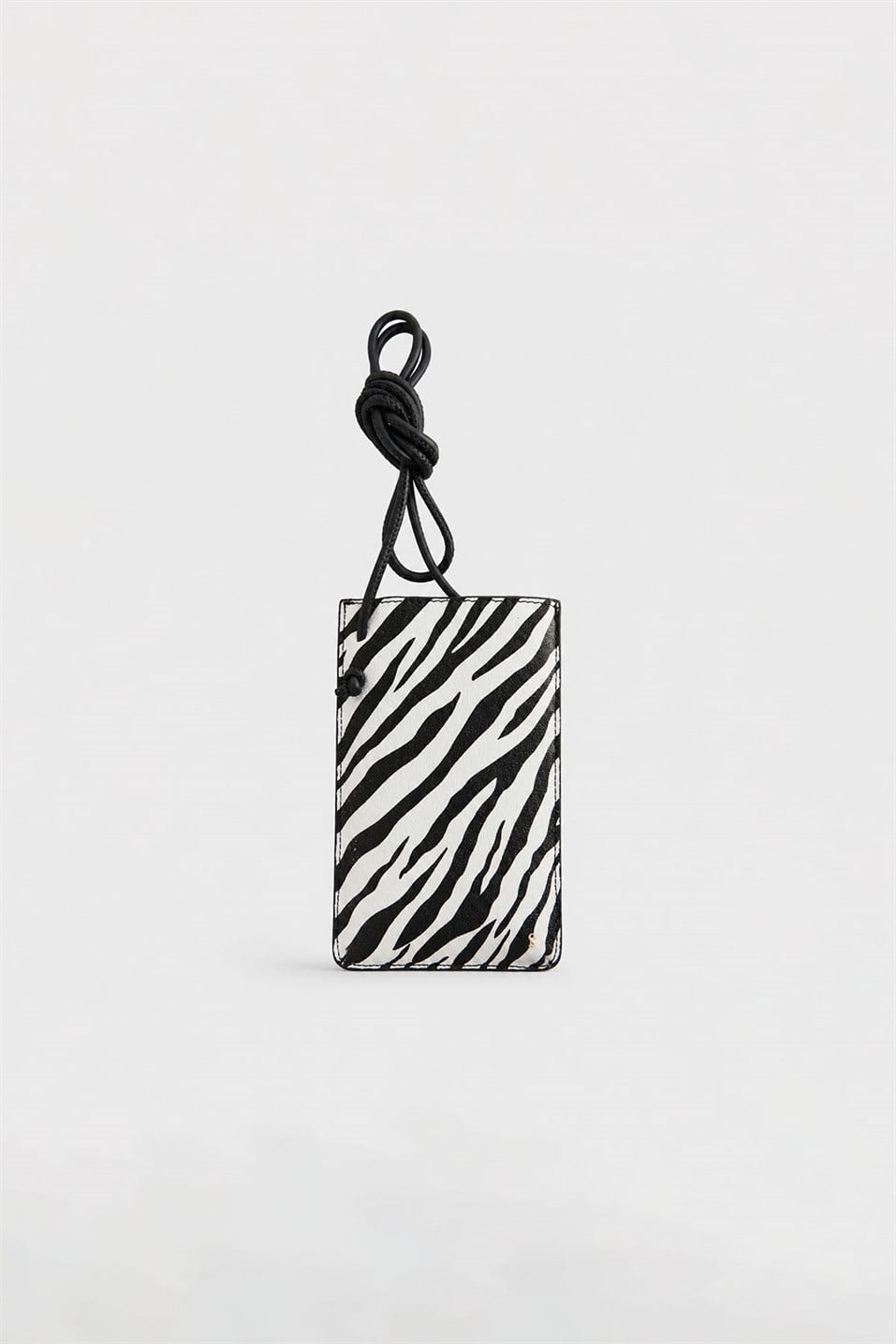 Beyaz Zebra Telefon Çantası