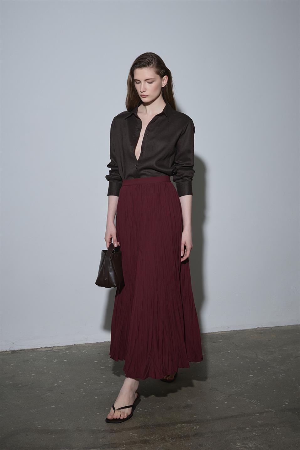 Donette Pleated Skirt