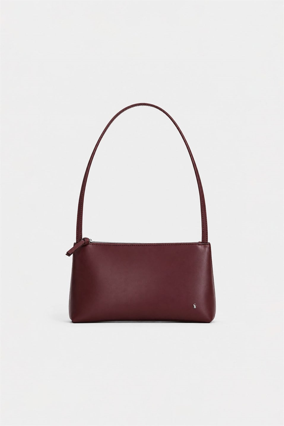 Bordo Ivy Deri Çanta
