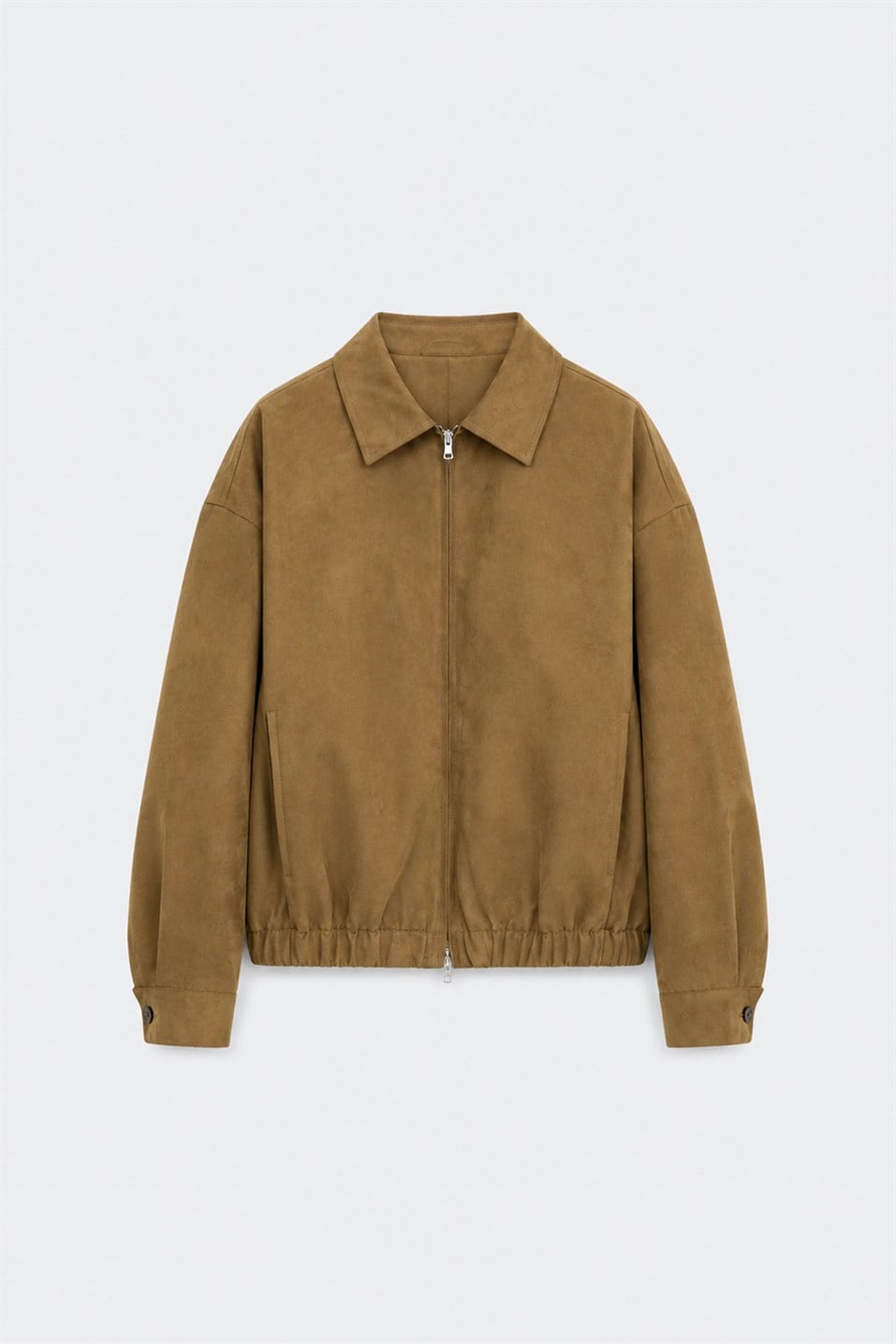 Chiara Suede Bomber Jacket