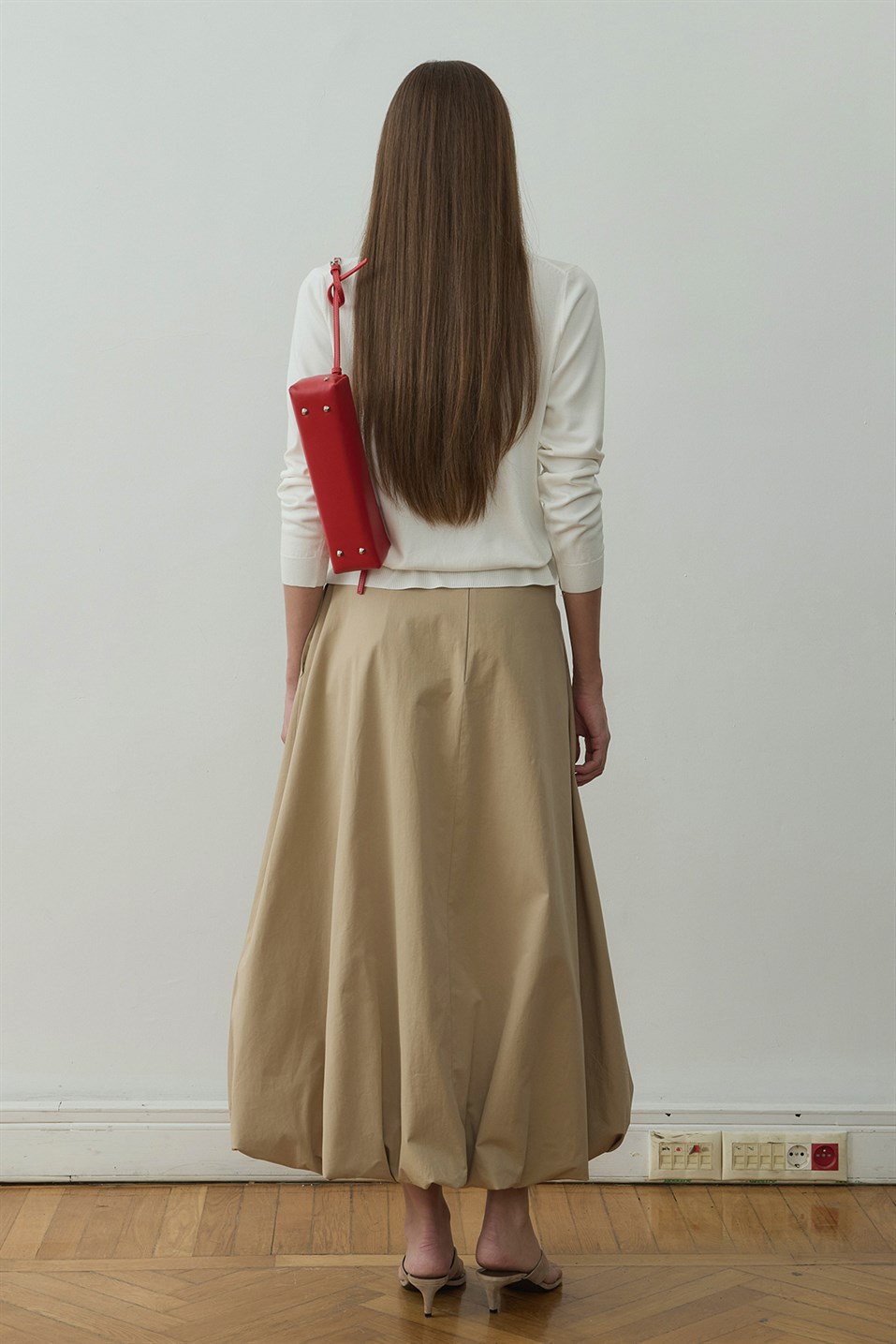 Ekru Arya Triko Hırka