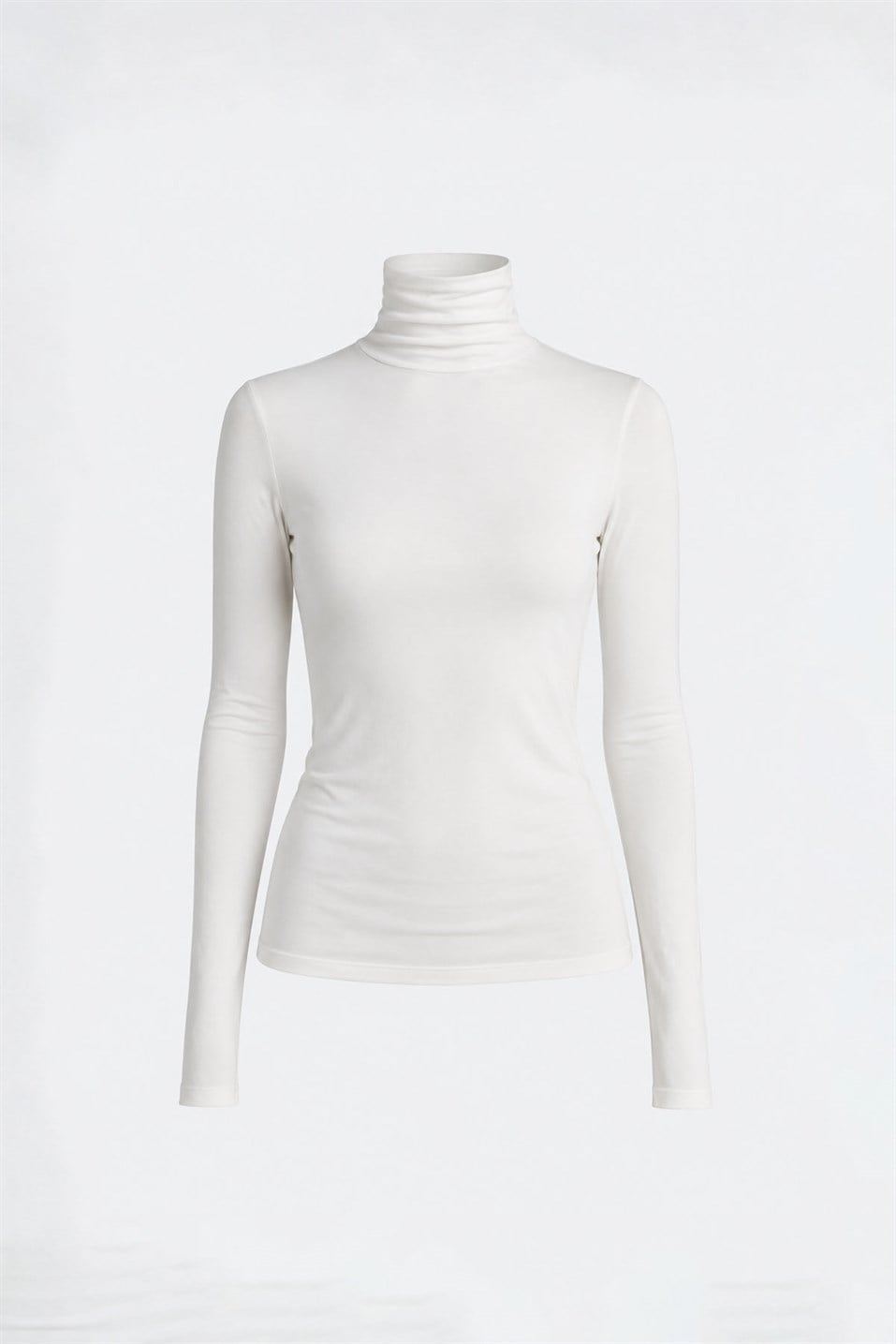 High-Neck Tencel Top