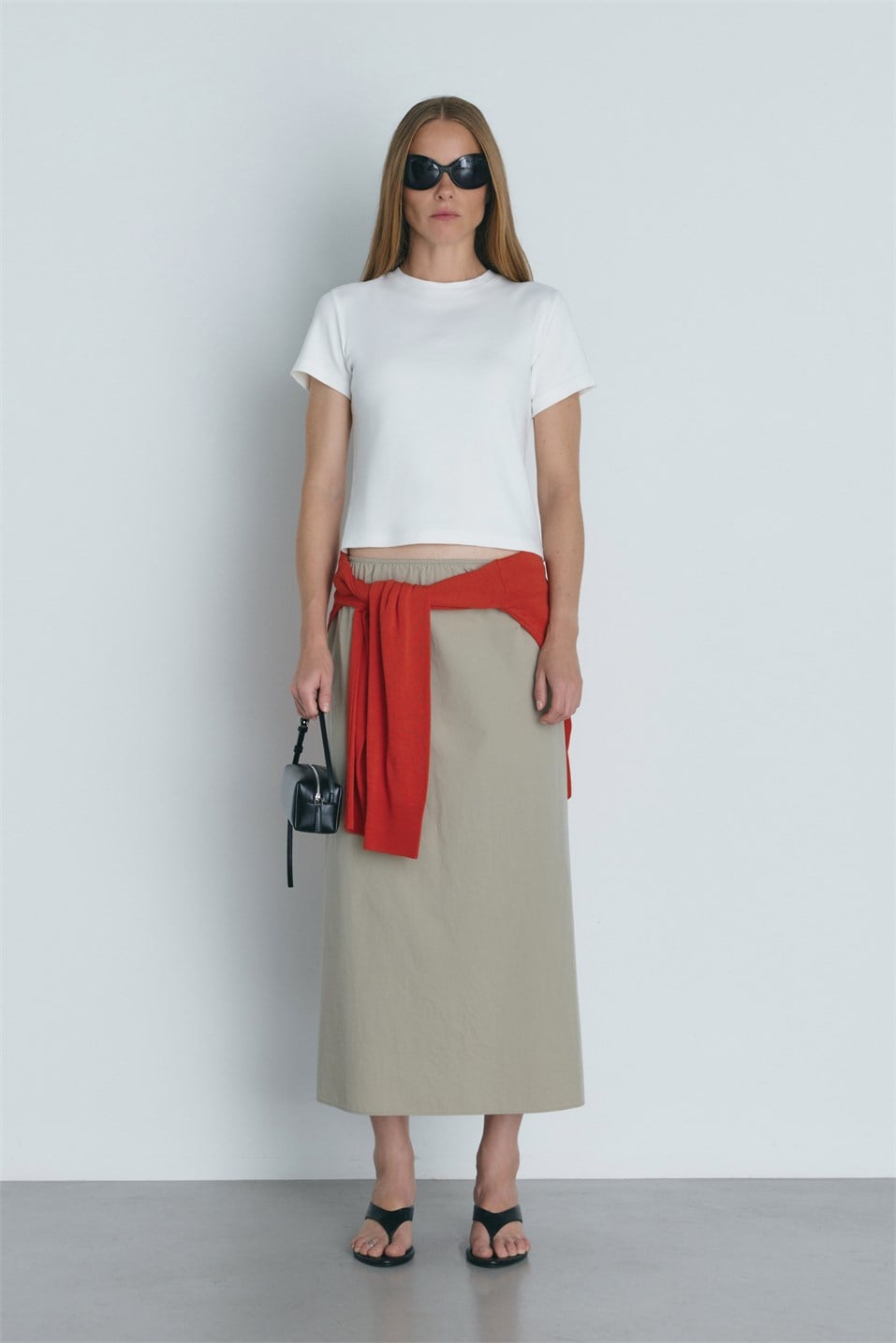 Ekru Comfy Basic Tişört