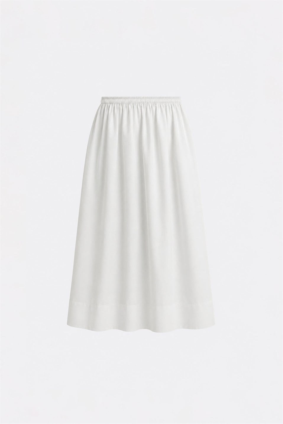 Day Poplin Flared Skirt