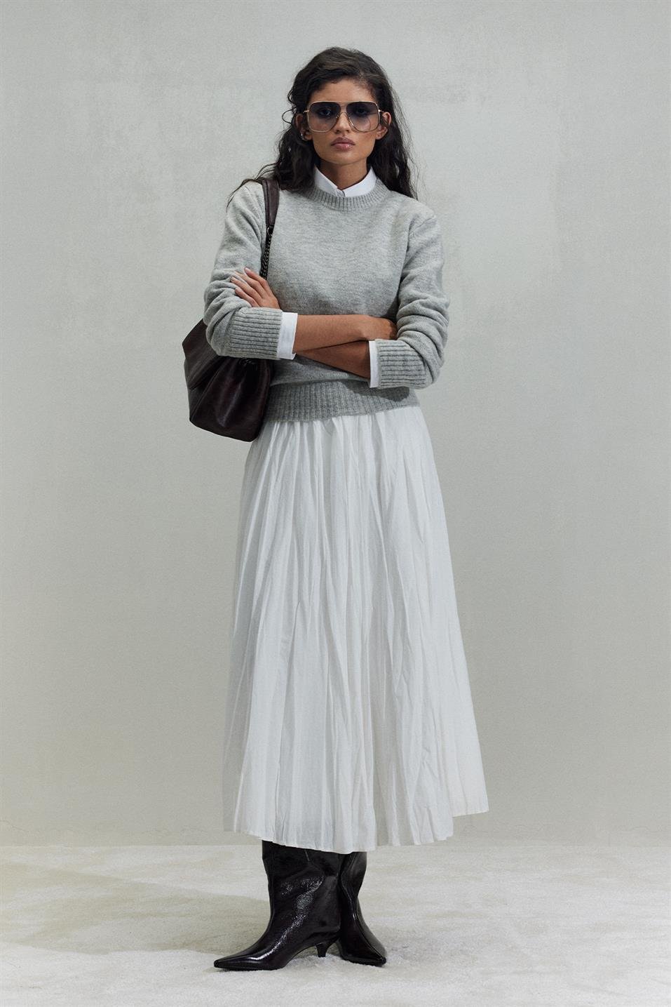 Donette Pleated Skirt