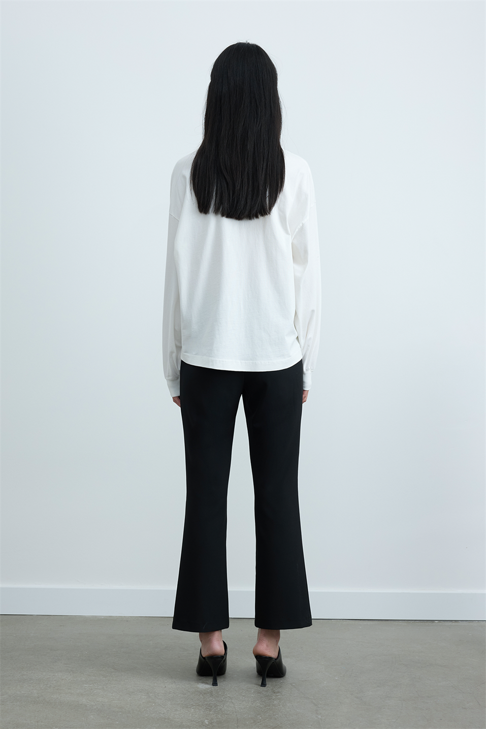 Ekru Dune Oversize Manşetli Tişört