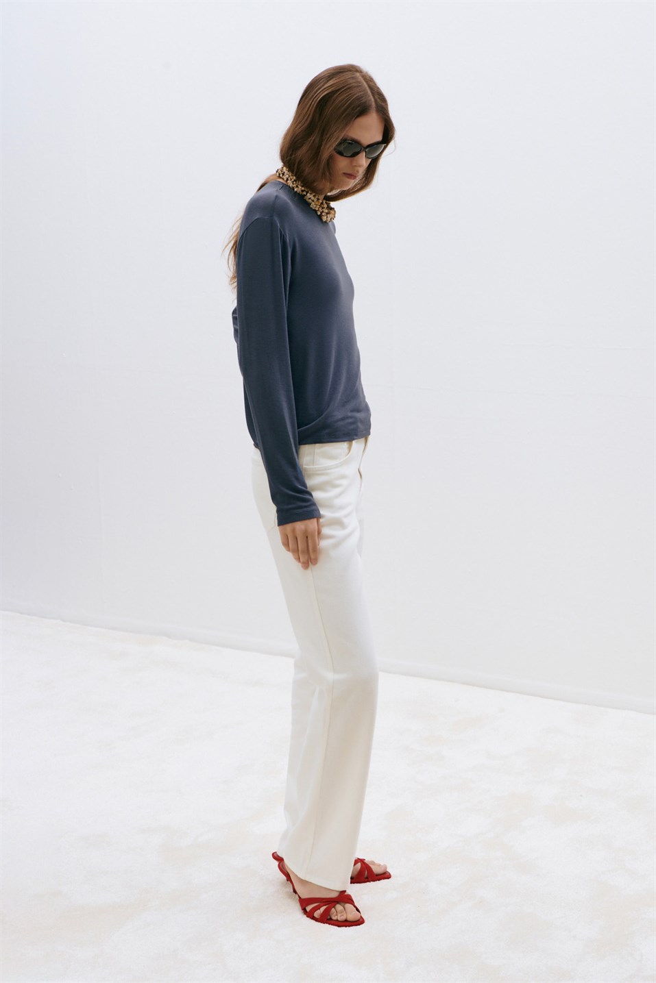 Ekru Effortless Straight Jean