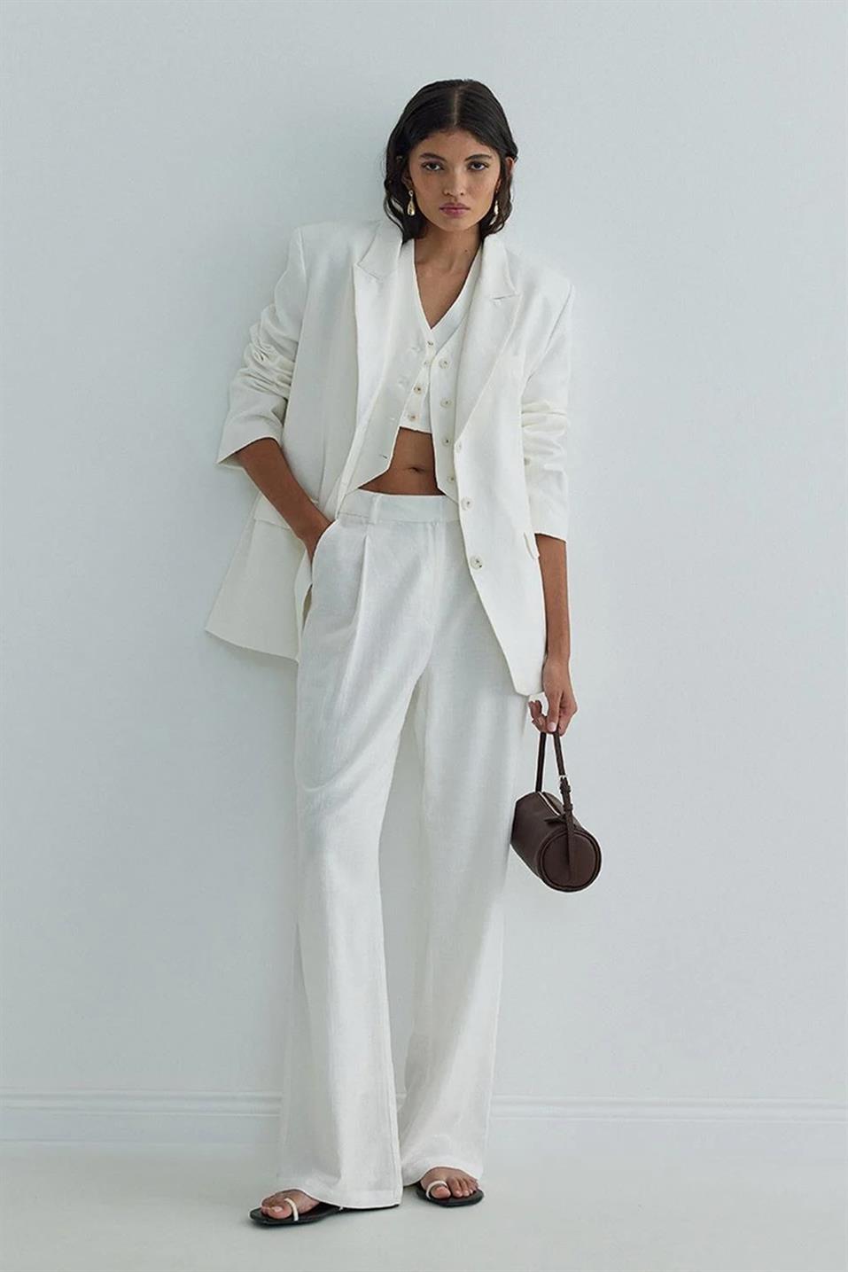 Gabri Linen Waistcoat