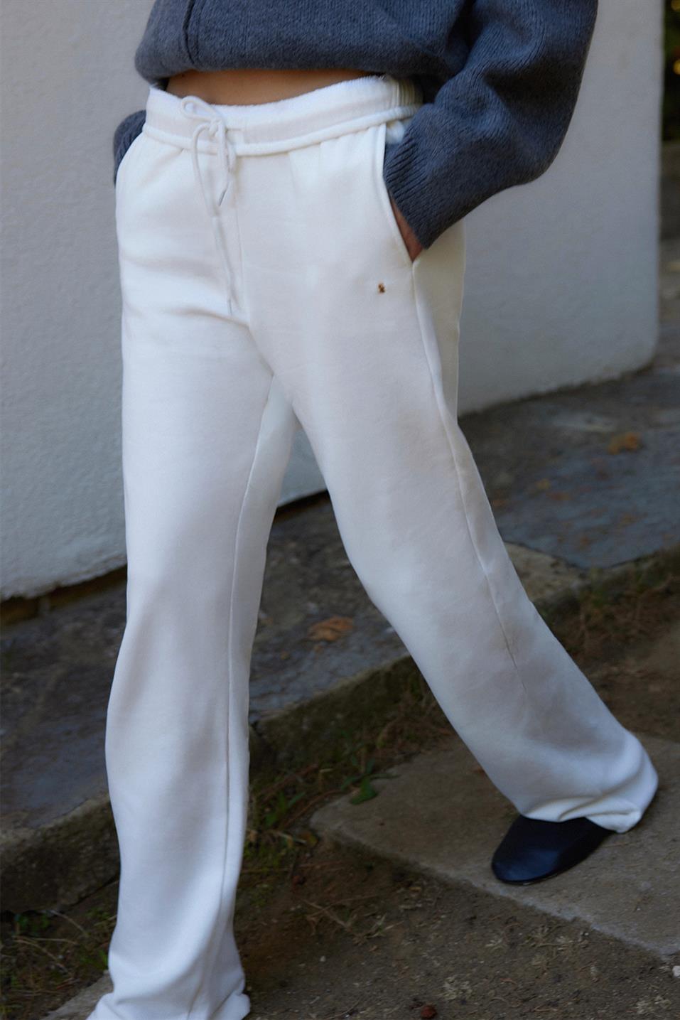 Ekru Homie Lastikli Eşofman