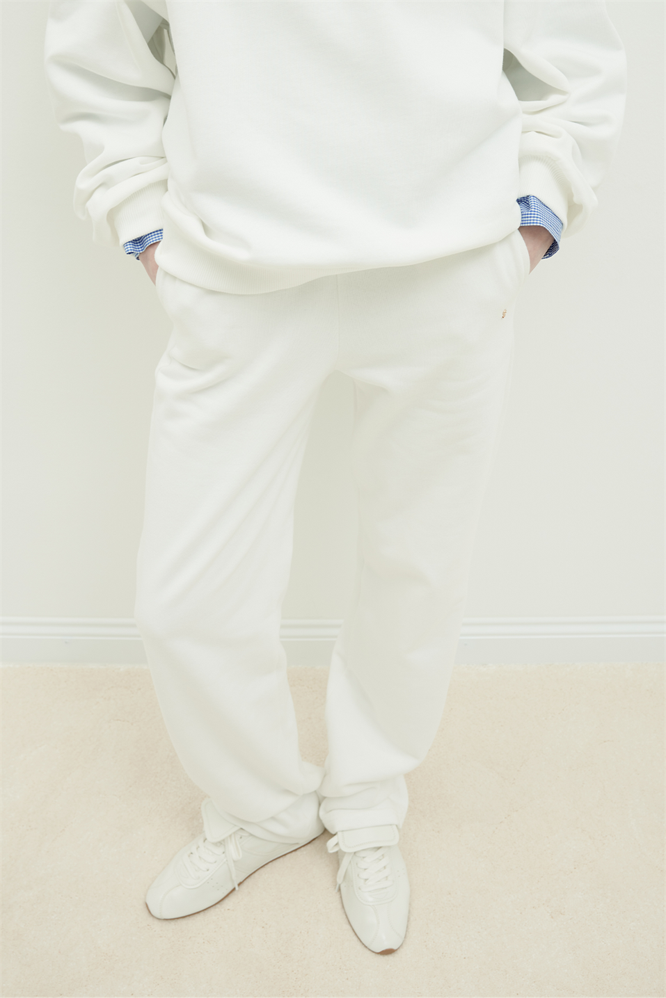 Ekru Homie Lastikli Eşofman