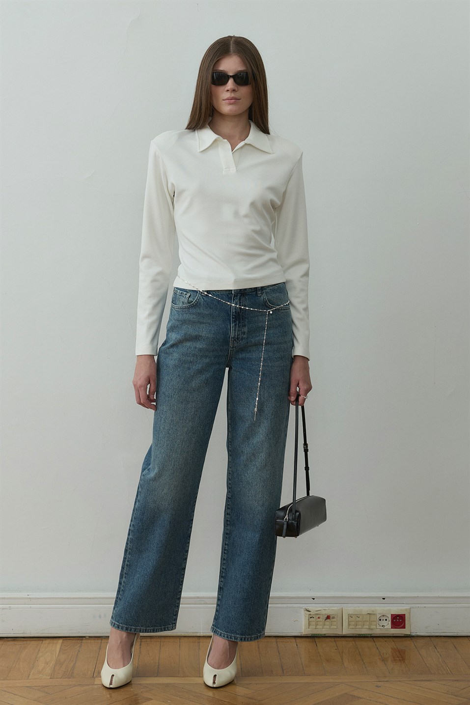 Nog Polo Neck Long Sleeve T-Shirt