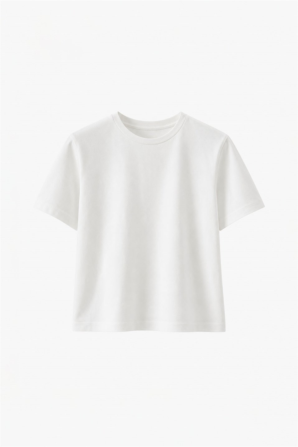Crew Neck Cotton T-Shirt