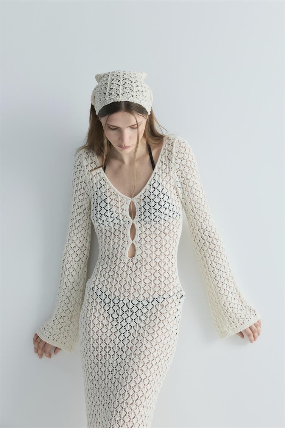 Sienna Pointelle Scarf