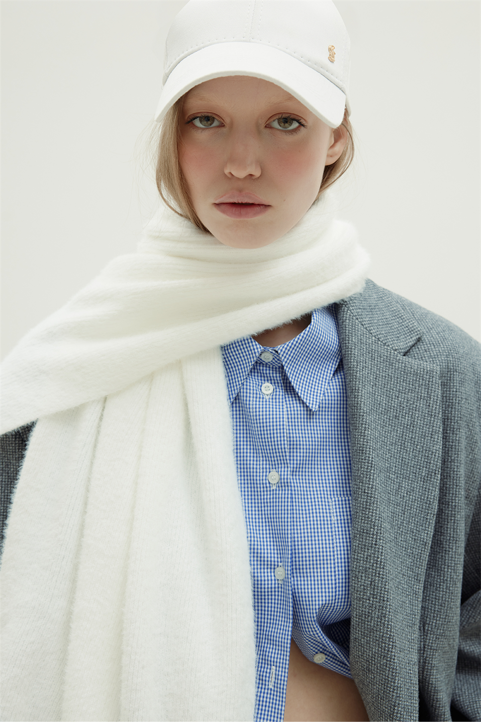 Soft Textured Wide Scarf