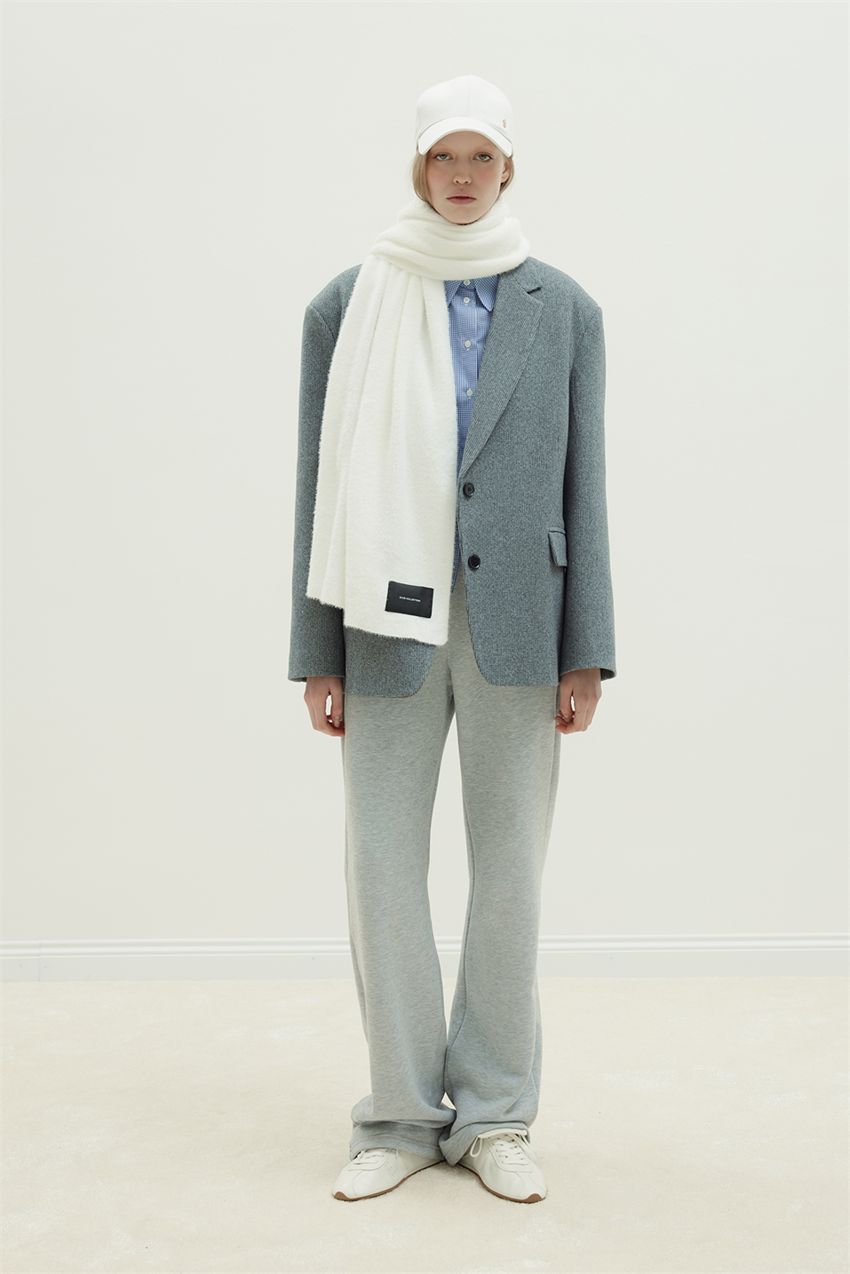 Soft Textured Wide Scarf