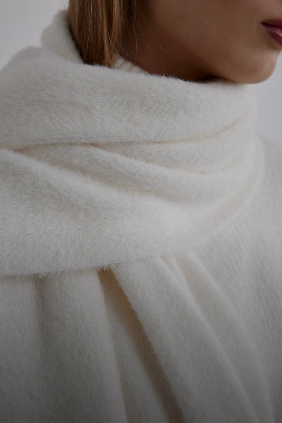 Soft Textured Wide Scarf