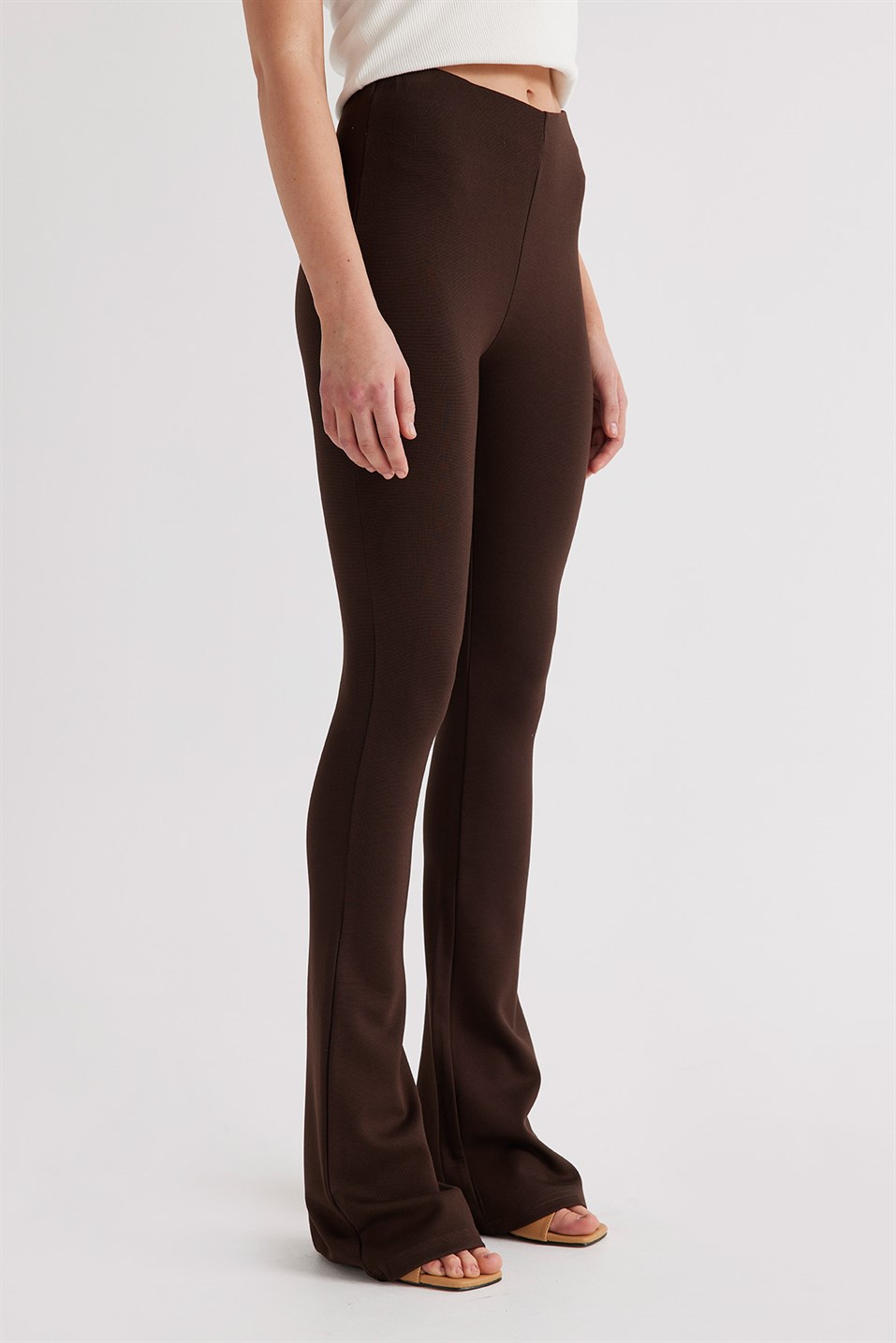 Dark Brown Gatherer Trousers