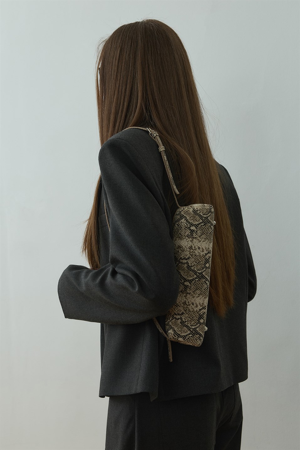 Ash Double-Breasted Blazer