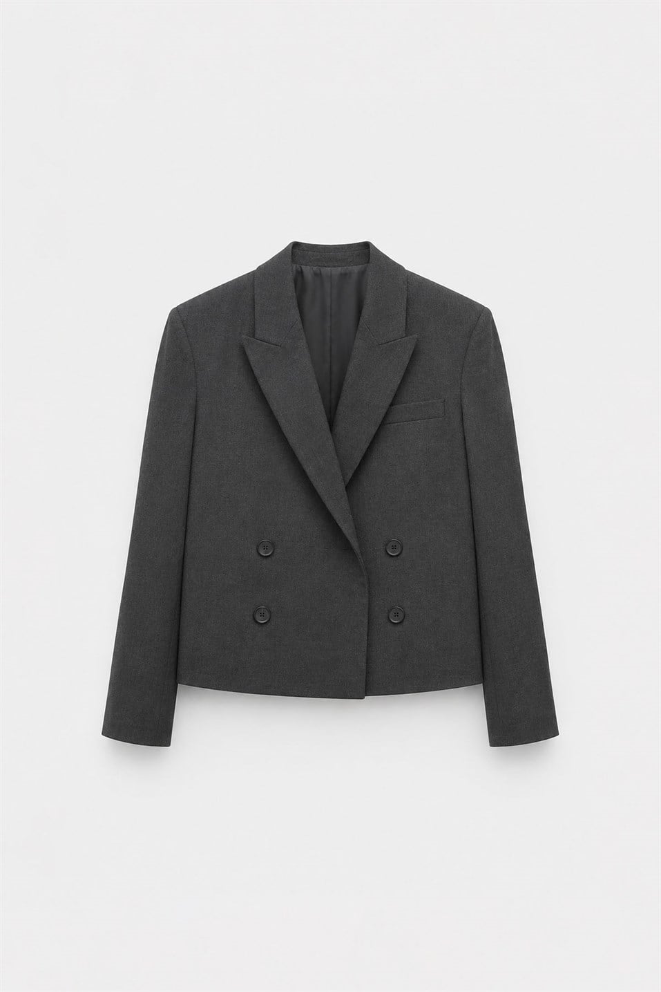 Ash Double-Breasted Blazer
