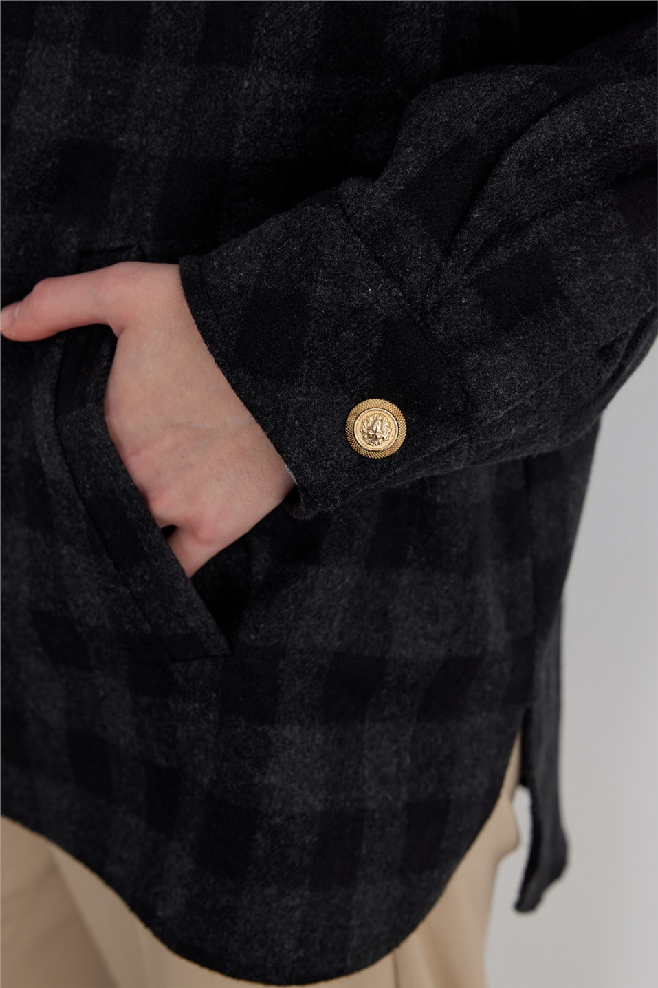 Gold Button Cachet Jacket