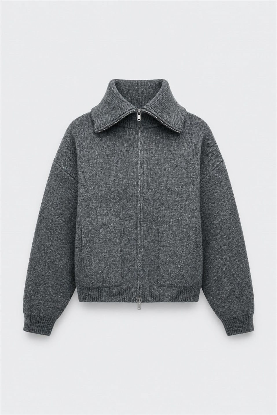 Jodie Zip-up Knit Cardigan