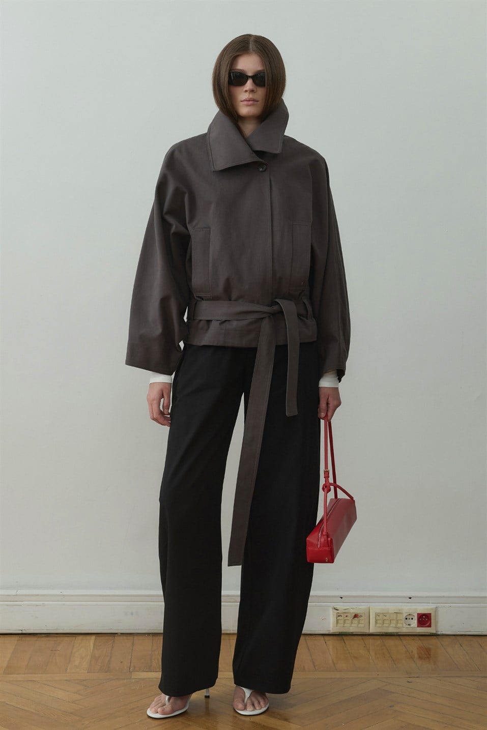 Millie Batwing Sleeve Trench Coat
