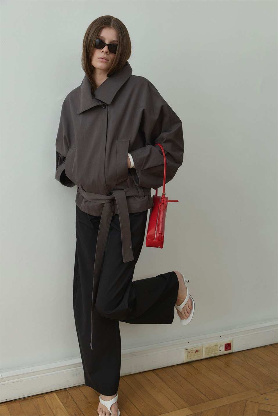 Millie Batwing Sleeve Trench Coat