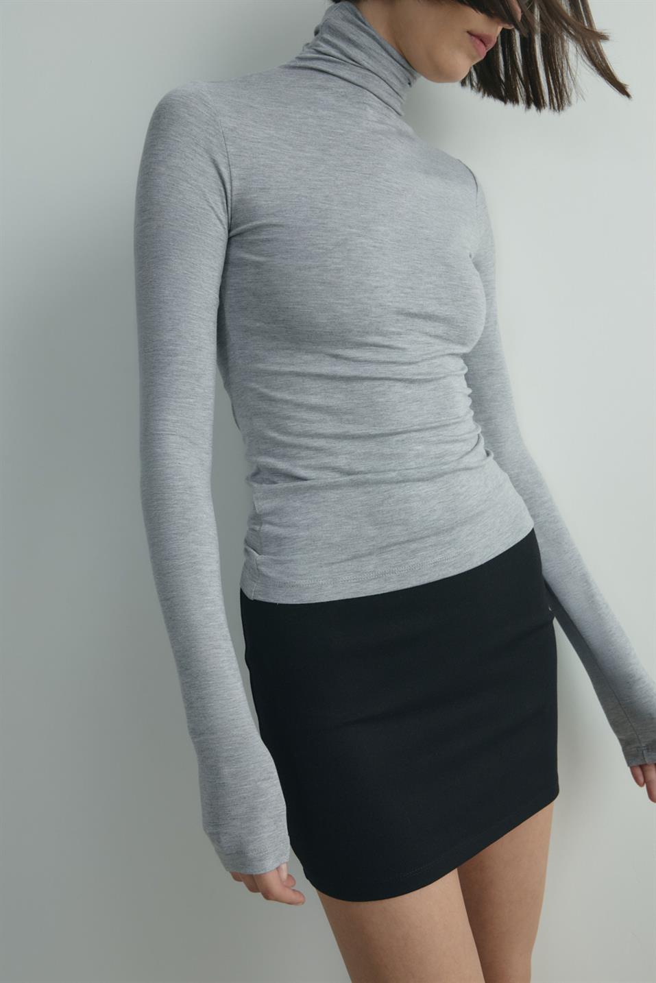 Gri Boğazlı Tensel Body