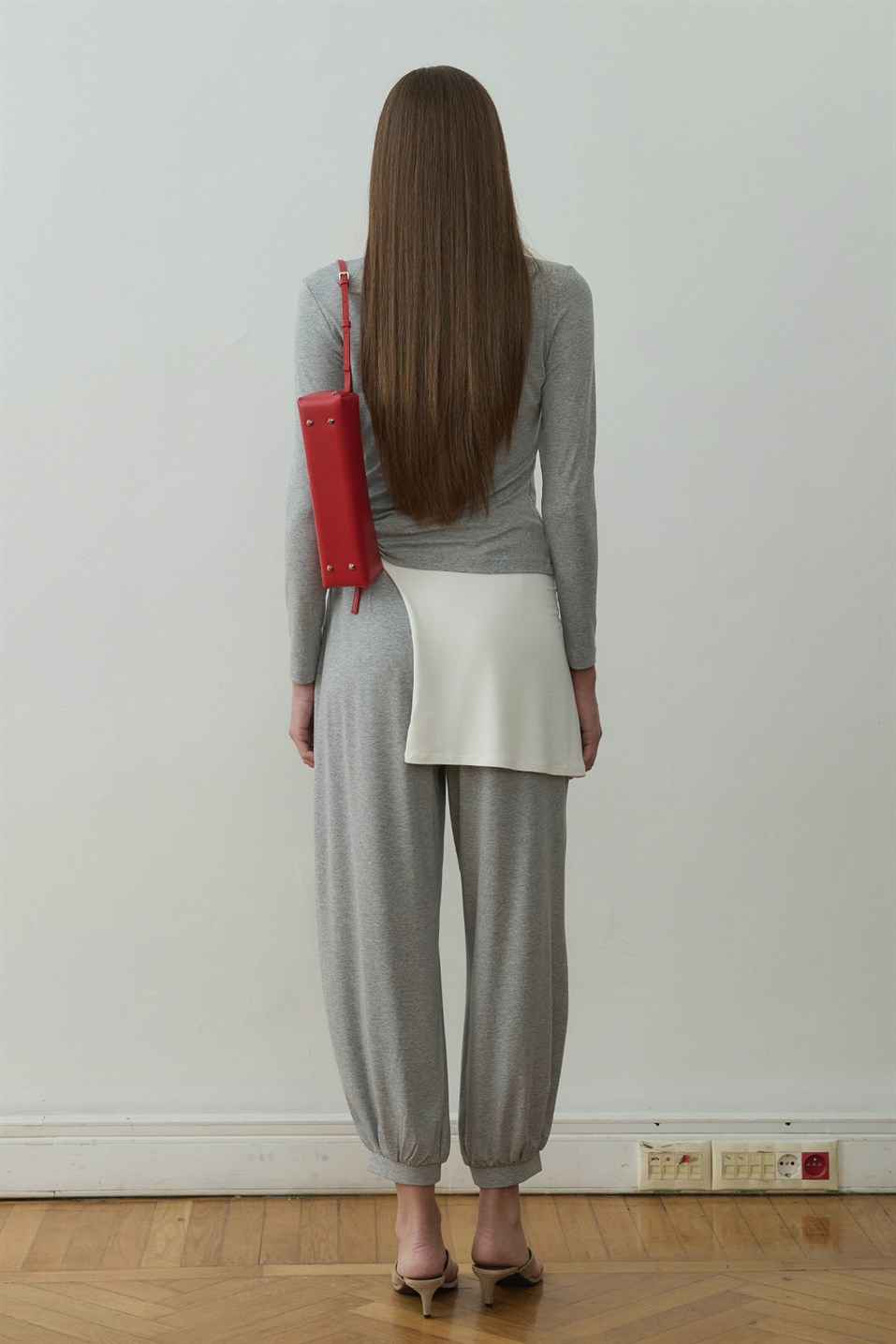 Gri Cosie Düğmeli Hırka