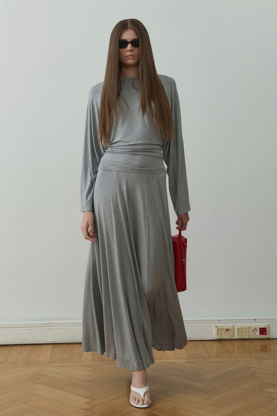 Kate Flowy Long Skirt