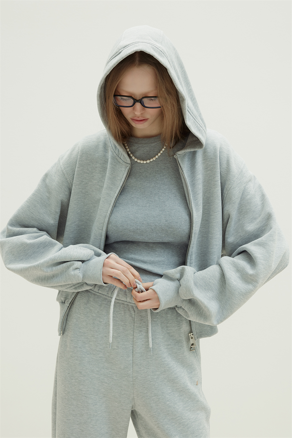 Mila Oversize Zip Cardigan