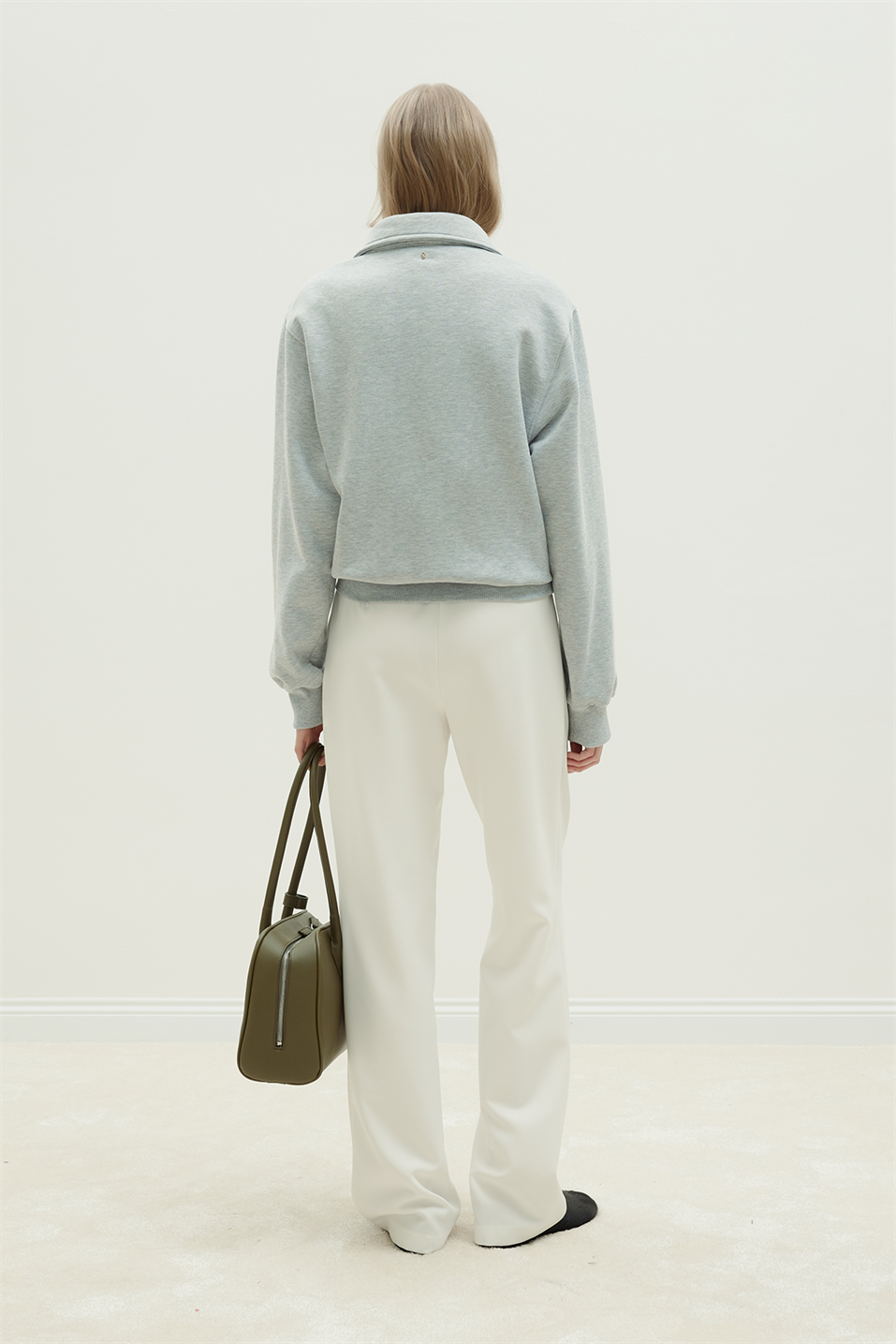 Mimi Sweatshirt With Gold Buttoned