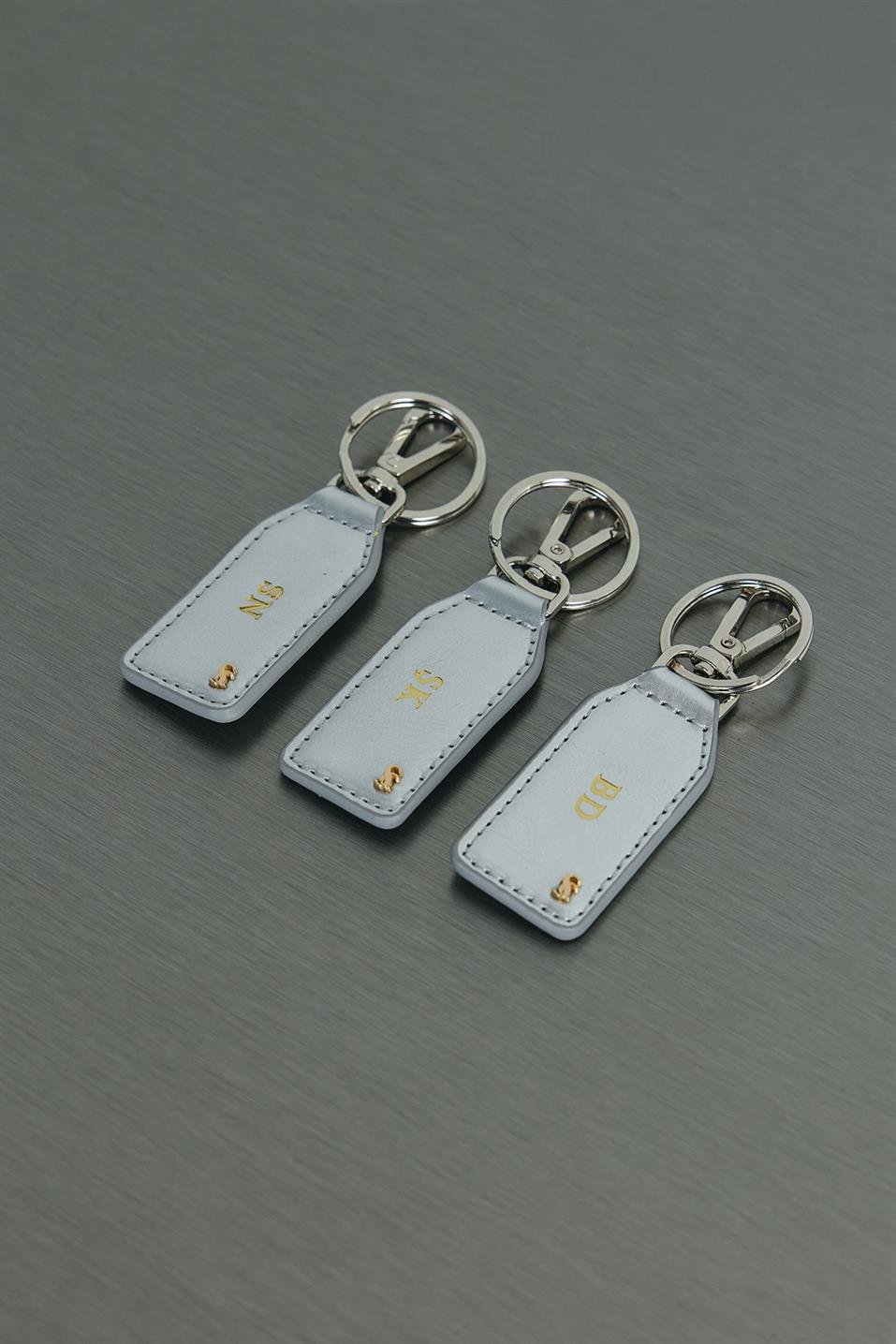 Personalized Leather Keychain