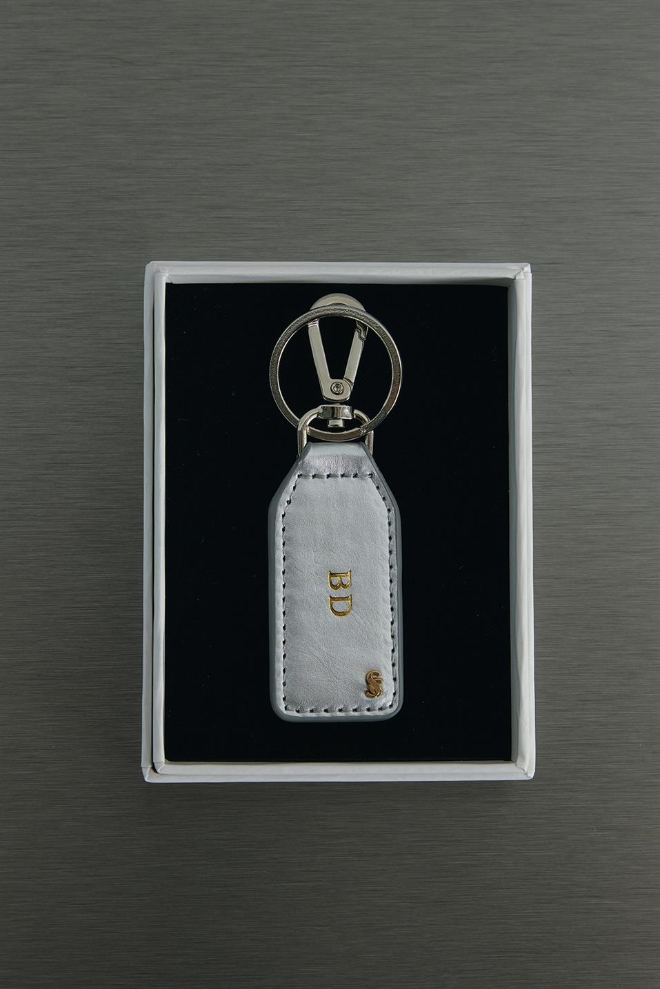 Personalized Leather Keychain