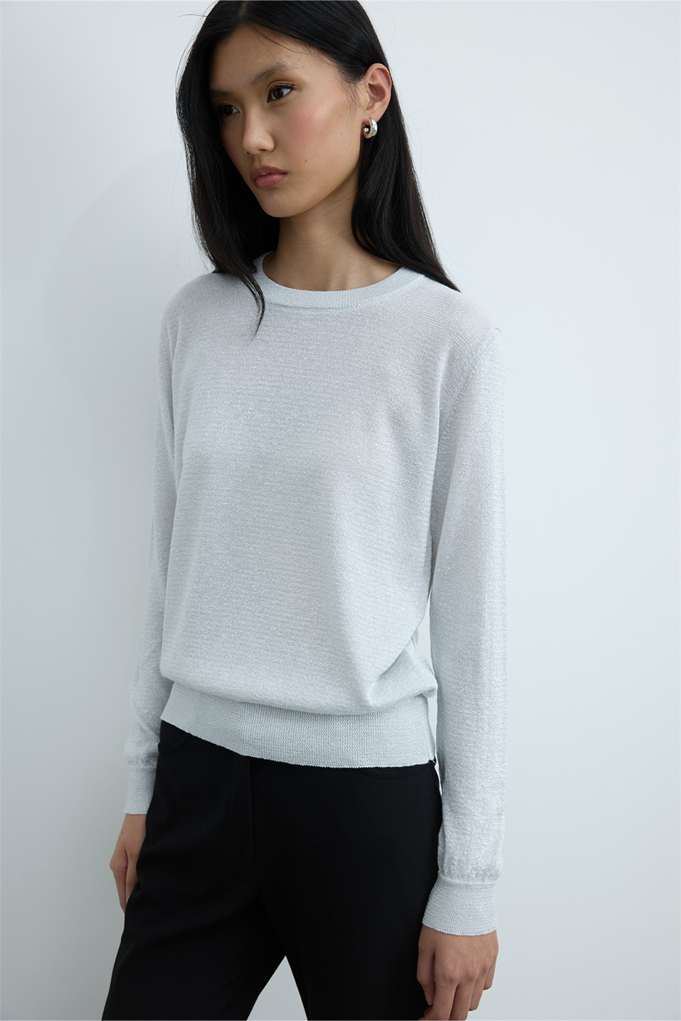  Lidia Shimmery Knit Swaeter
