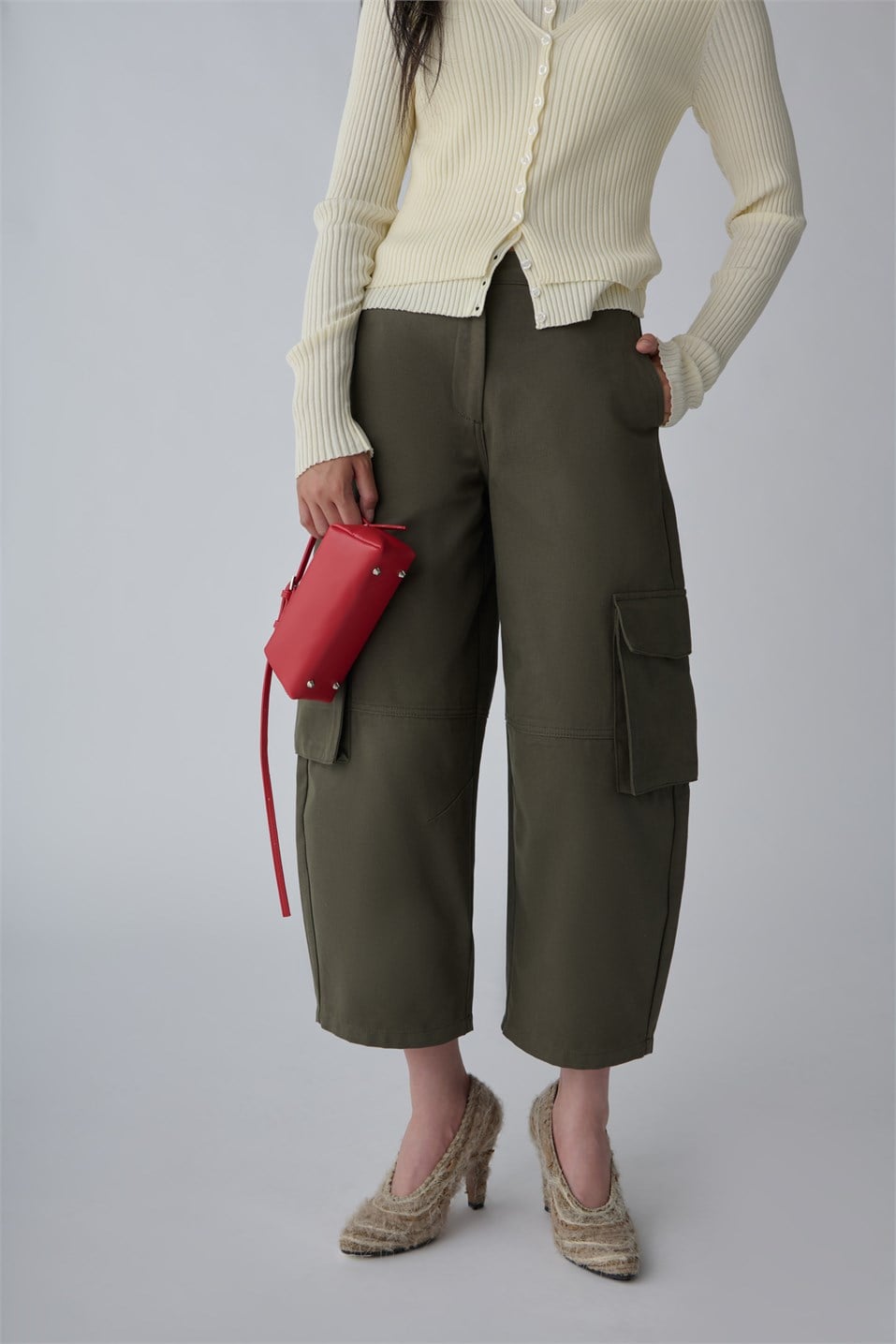 Haki Florence Kargo Pantolon