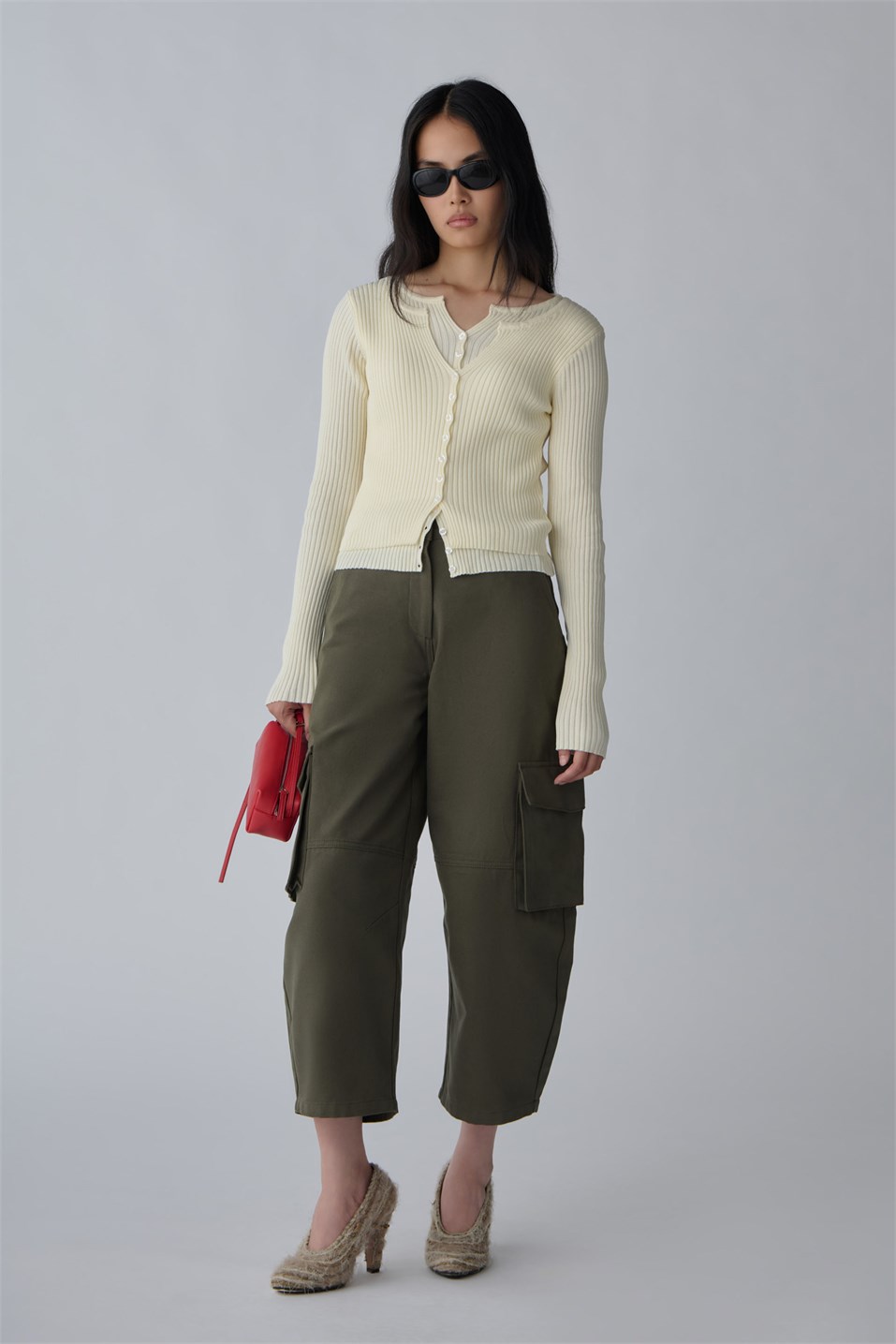 Haki Florence Kargo Pantolon