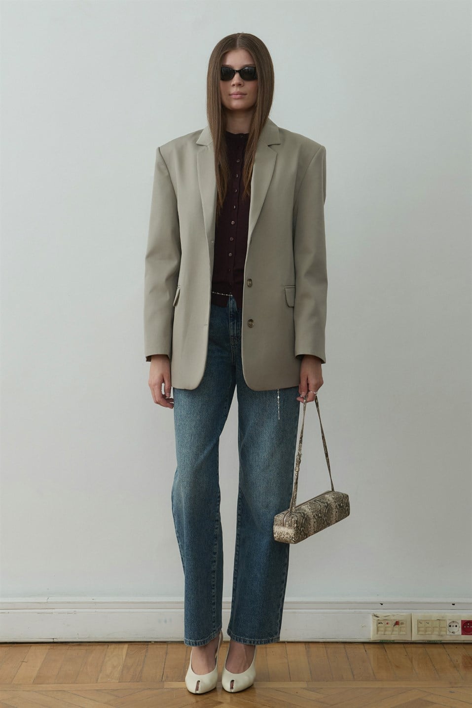 Haki Harlan Blazer Ceket