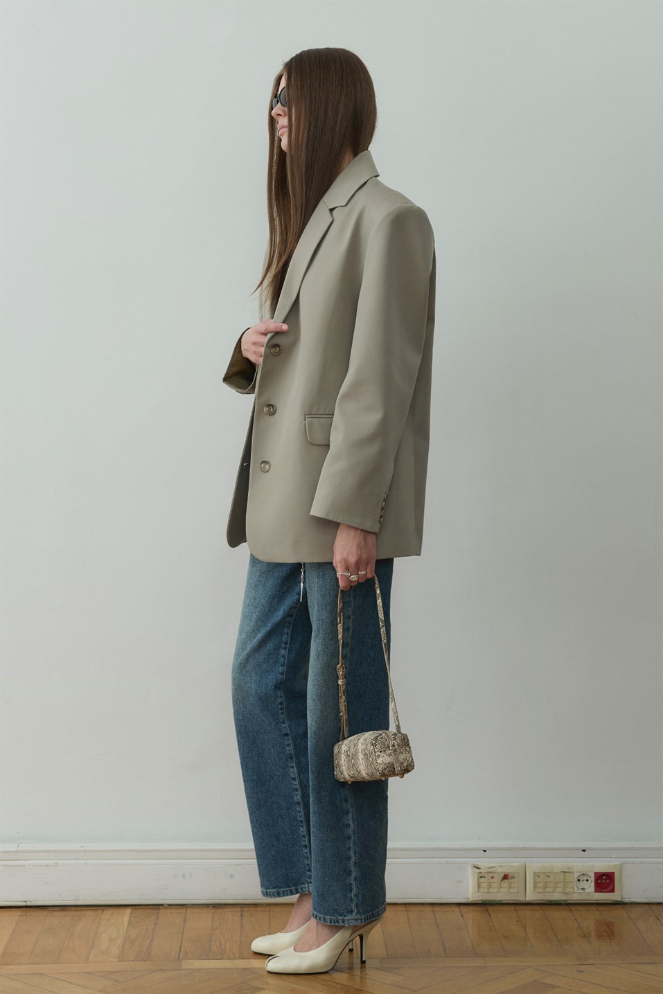 Haki Harlan Blazer Ceket