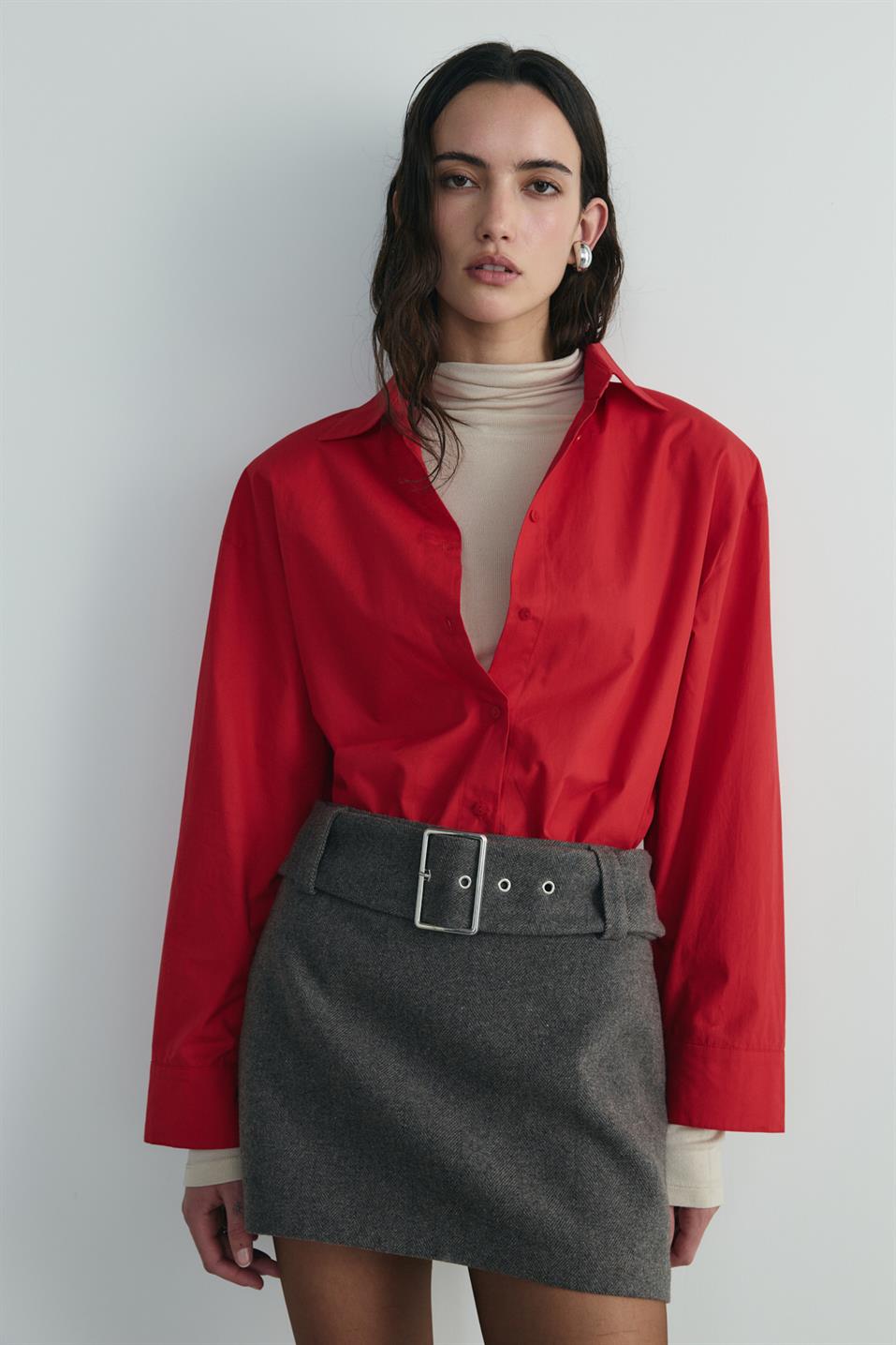 Blair Wool Mini Skirt