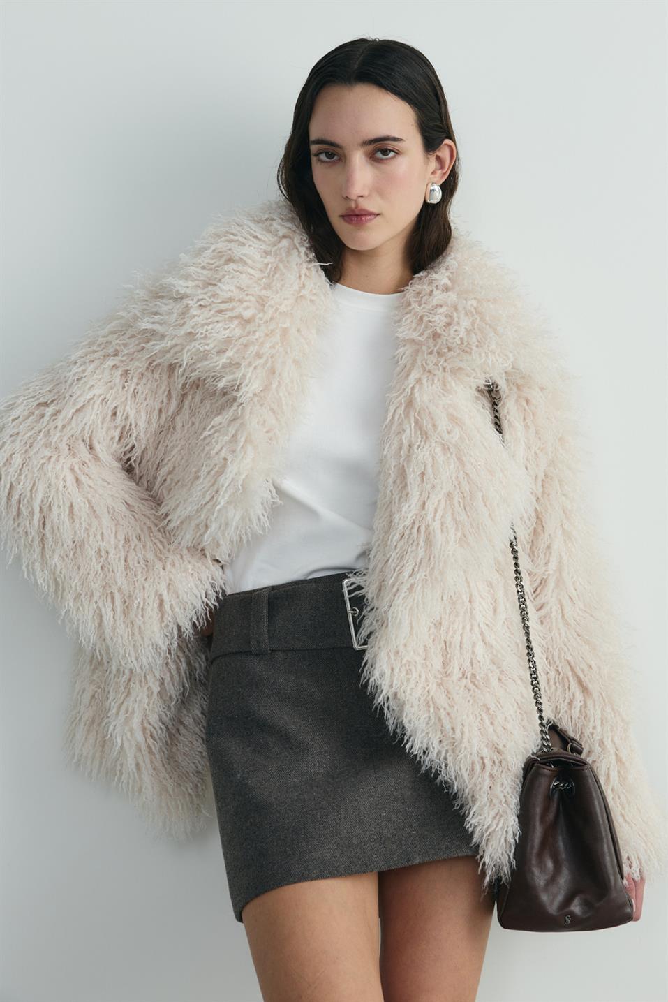 Blair Wool Mini Skirt