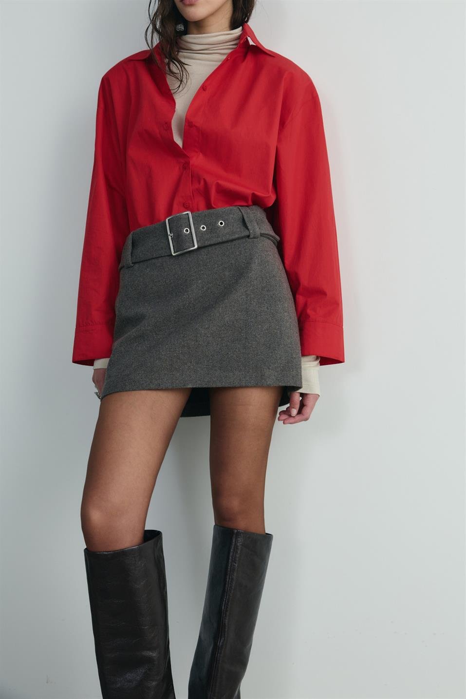 Blair Wool Mini Skirt