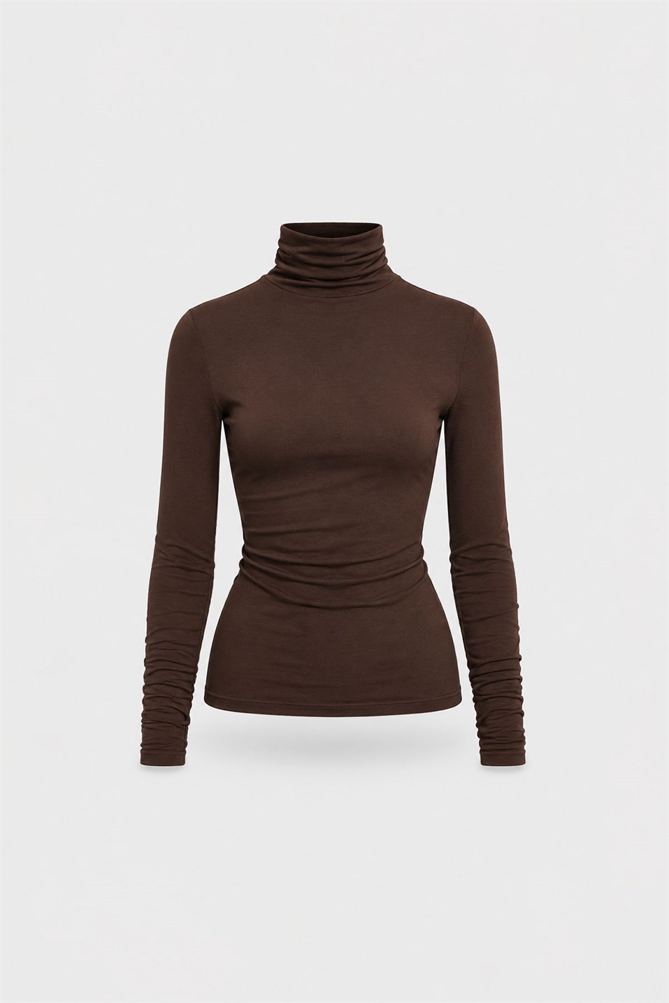 High-Neck Tencel Top