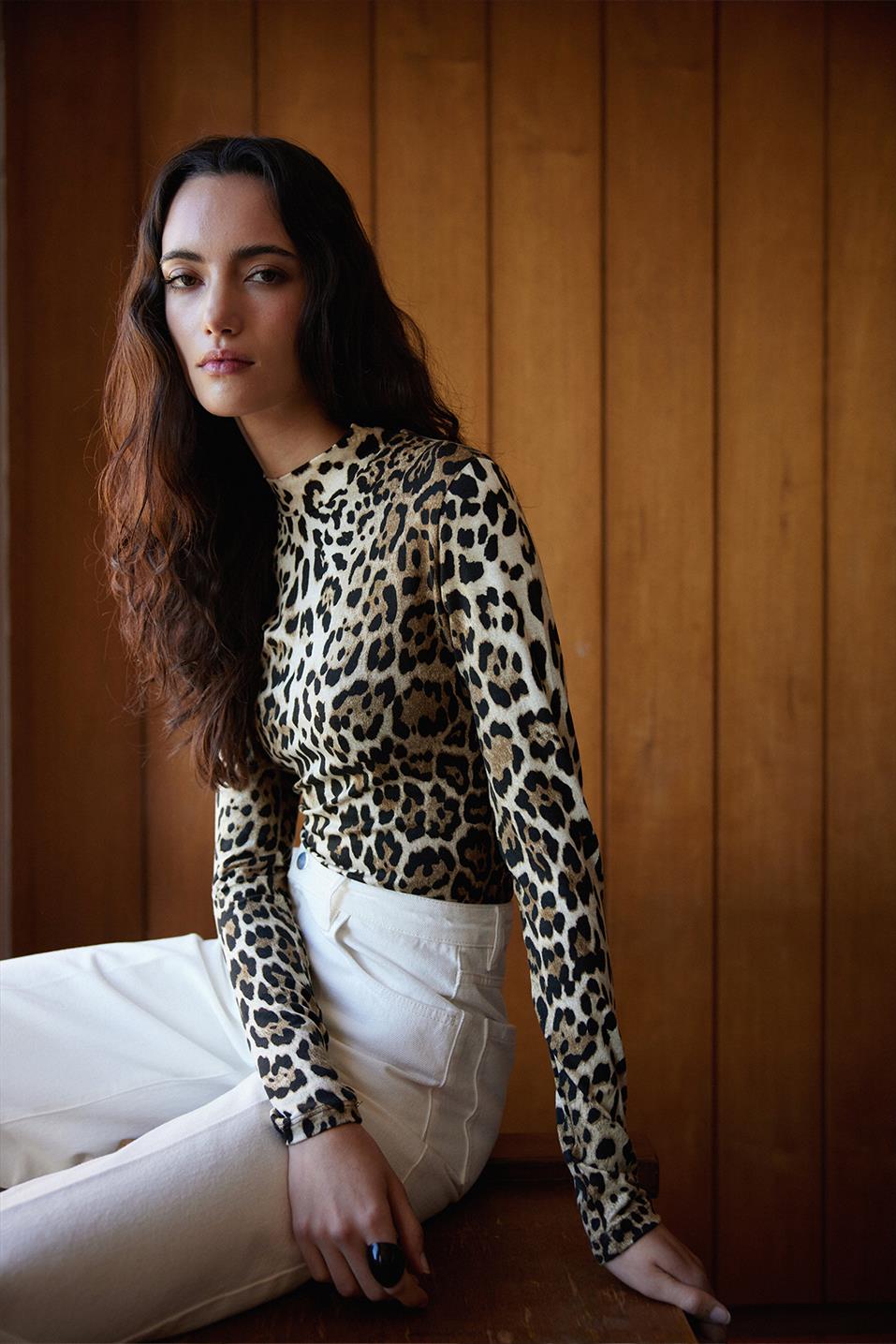 Kahverengi Leopar Body