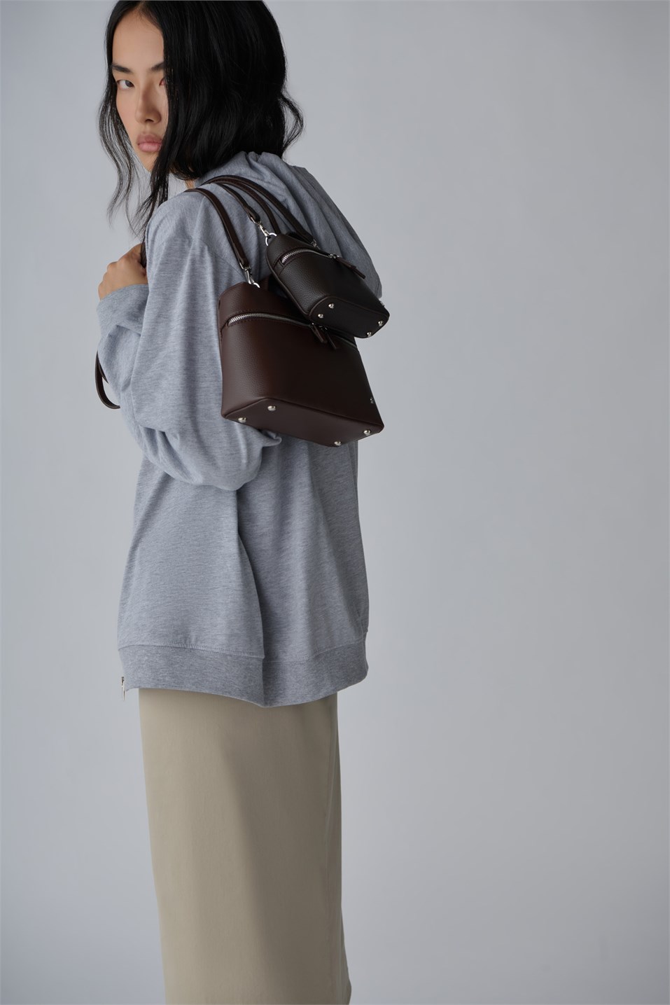 Kahverengi Micro Sallie Bag
