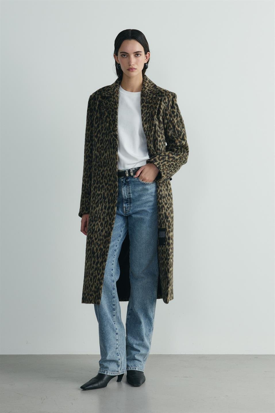 Roar Leopard Print Coat