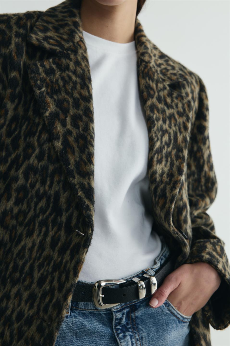 Roar Leopard Print Coat