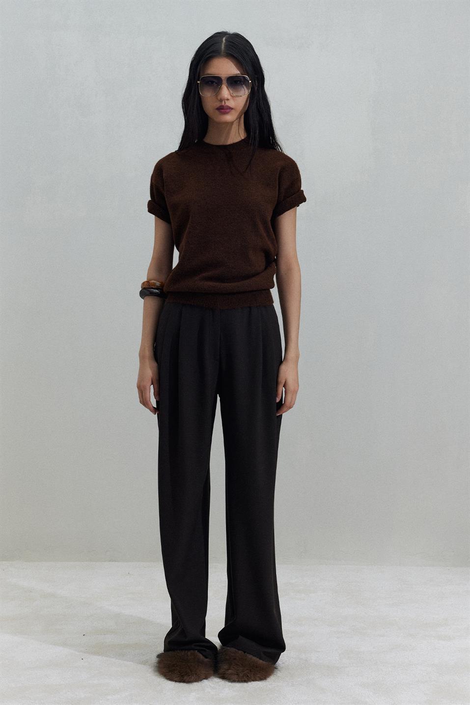 Robe Short-Sleeved Sweater